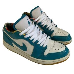 Jordan 1 One Low Barcelona Cyber Teal - size 10 M / 11.5 W US / 44 EU